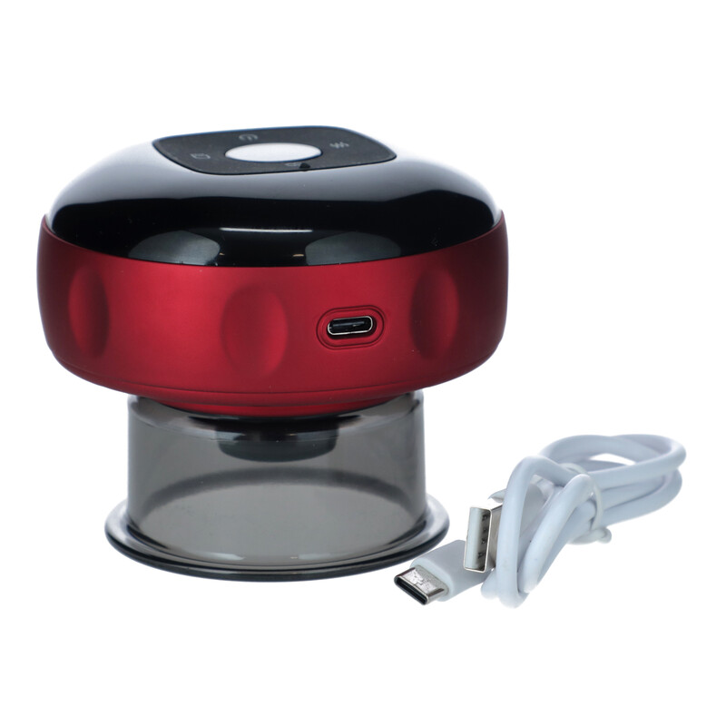 Automatický baňkovací přístroj s ohřevem a USB nabíjením.