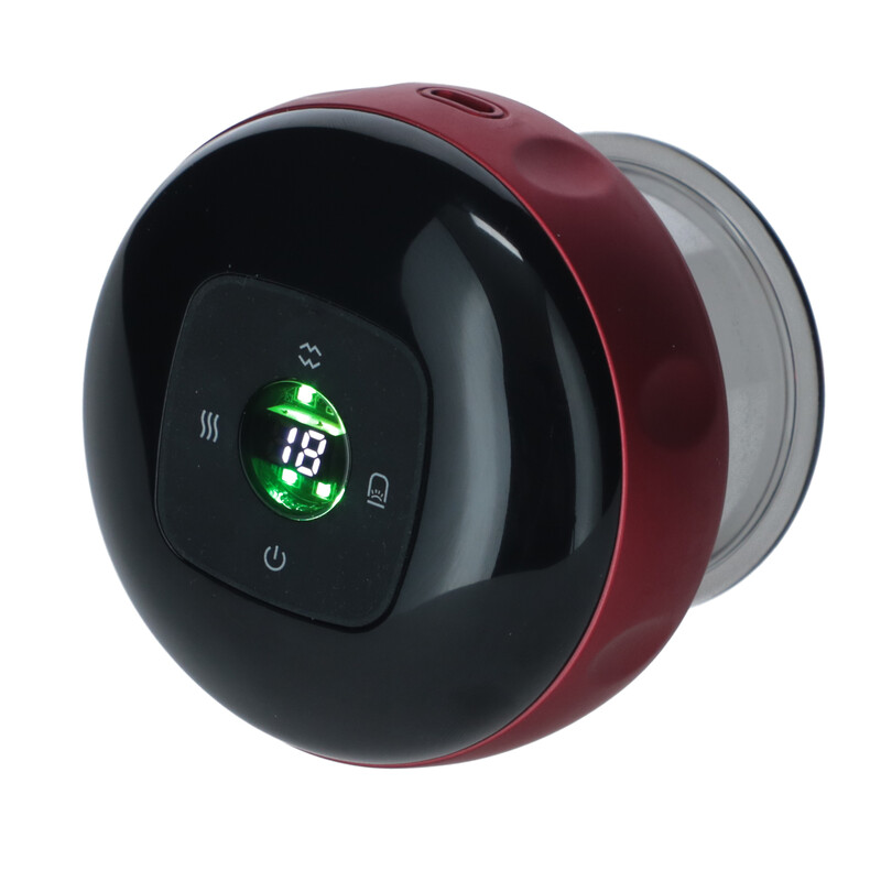 Automatický baňkovací přístroj s ohřevem a USB nabíjením.