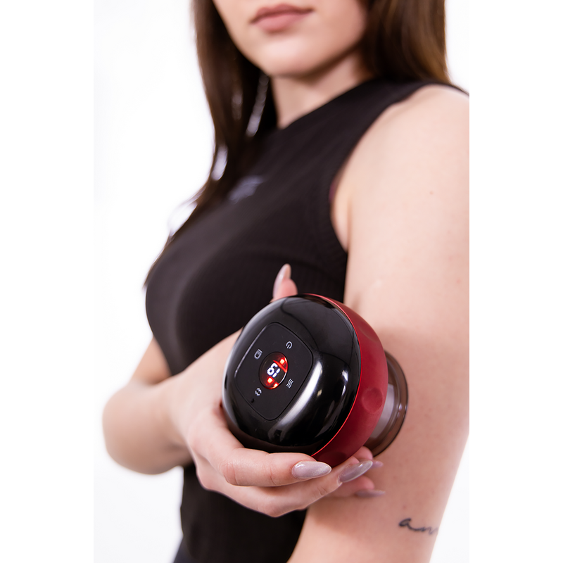 Automatický baňkovací přístroj s ohřevem a USB nabíjením.