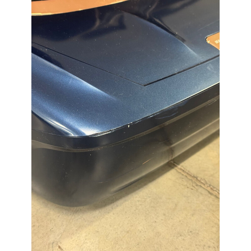 Masážní elektrické křeslo LUX 4D MASSAGER, modrozlaté (Používaný kus)