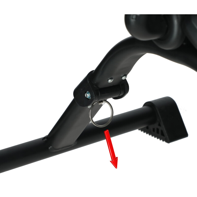 Šlapací trenažér s počítadlem, černý