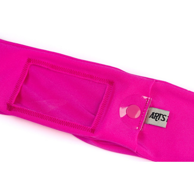 Dia pás na inzulínovou pumpu s okénkem, tmavě ružový