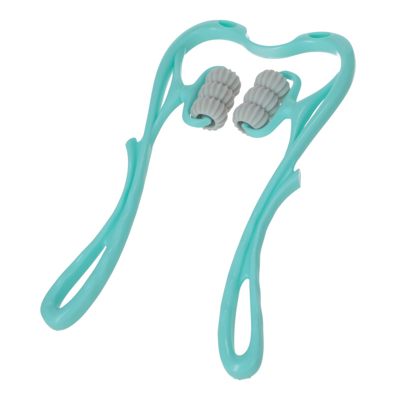 Masážní pomůcka na krční páteř se 6 válečky