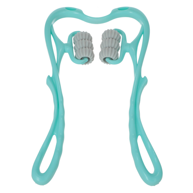 Masážní pomůcka na krční páteř se 6 válečky