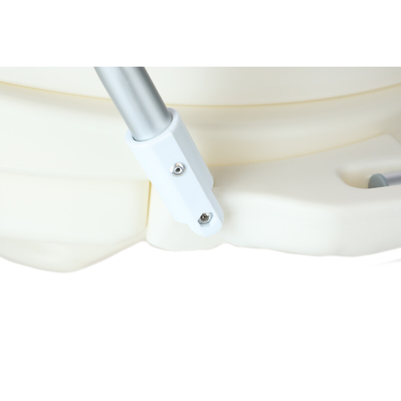 Zvyšovač WC UNIZDRAV se sklápěcími opěrkami, 12 cm