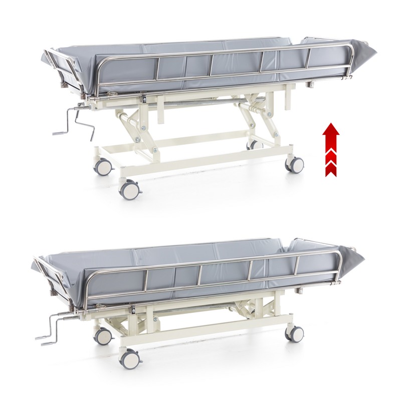 Sprchovací lůžko UNIZDRAV – manuální