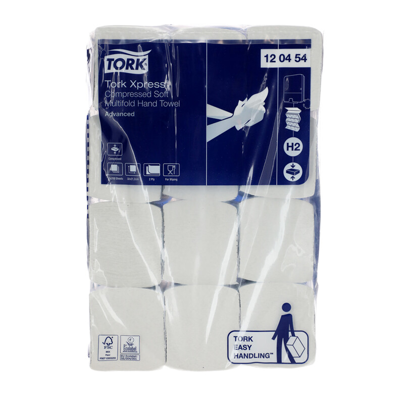Papírové utěrky na ruce Tork Xpress Multifold Advanced (H2), 2400 ks
