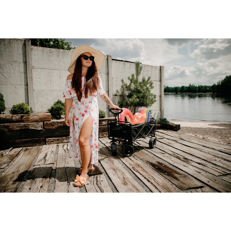 Skladací přepravní vozík UNIZDRAV s extra nosností až 150 kg