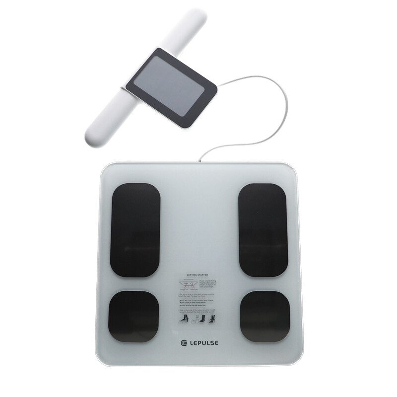 Profesionální SMART váha s funkcí analýzy těla a LED displejem na rukojeti + mobilní aplikace a Bluetooth