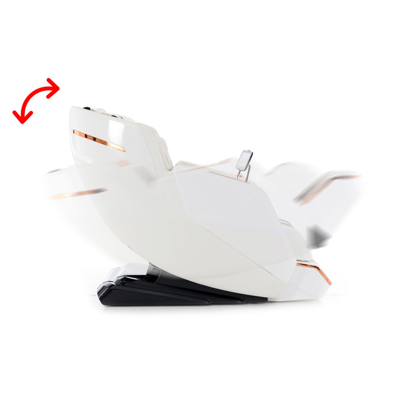 Masážní elektrické křeslo Prestige 3D MASSAGER s ionizátorem vzduchu, bílé