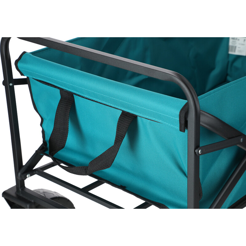 Skládací přepravní vozík s nosností 90kg, tyrkysový