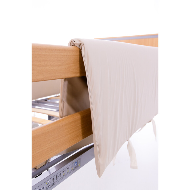 Ochranné návleky na bočnice postele s popruhy, 1 pár