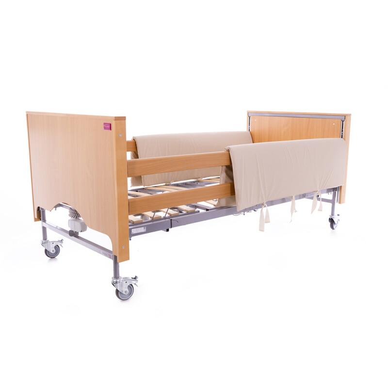 Ochranné návleky na bočnice postele s popruhy, 1 pár