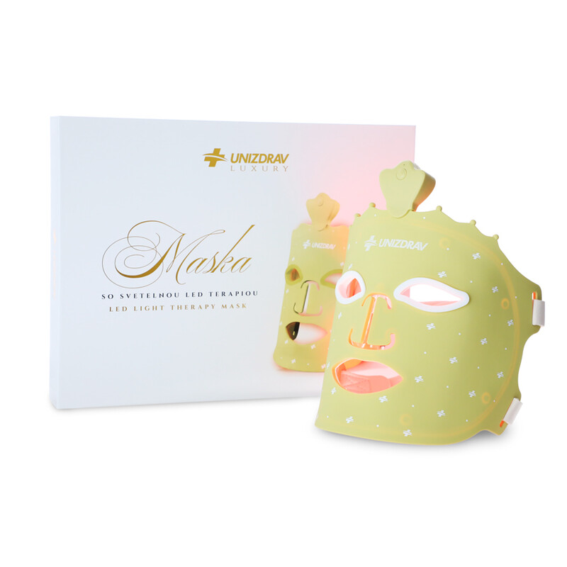 GOLD LED maska ​​se světelnou terapií UNIZDRAV