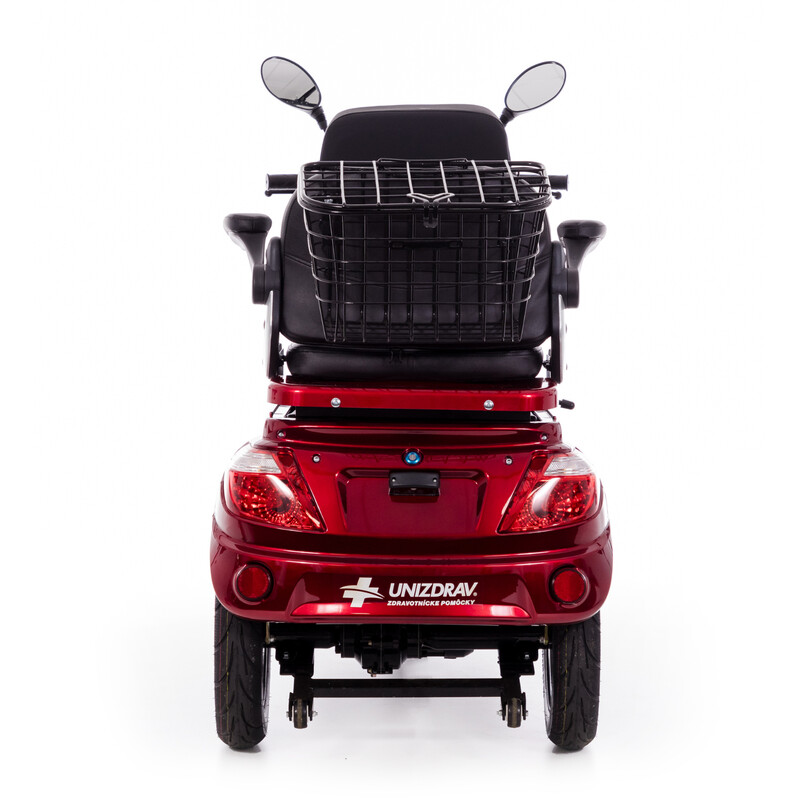 Elektrický tříkolový skútr CHAMPION DUO pro seniory a imobilní - výkonný 1000W motor  (Výstavní kus)
