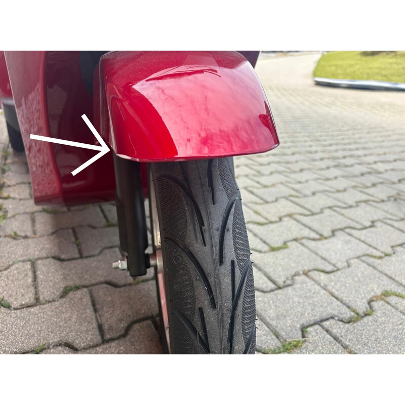 Elektrický tříkolový skútr CHAMPION DUO pro seniory a imobilní - výkonný 1000W motor  (Rozbalený kus)