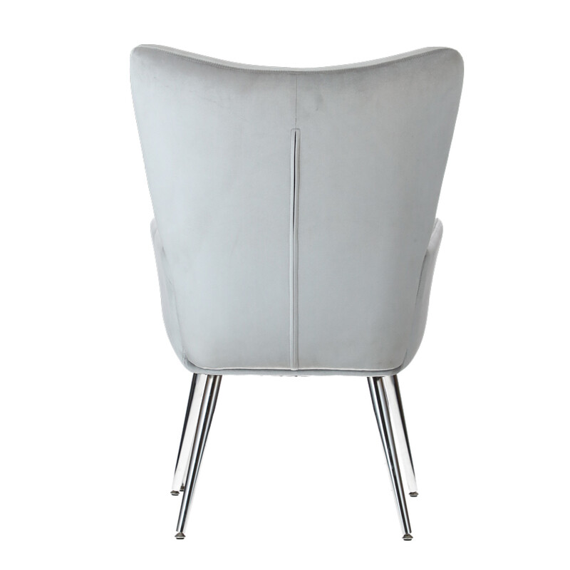 Relaxační křeslo s podnožkou Silver Luxury