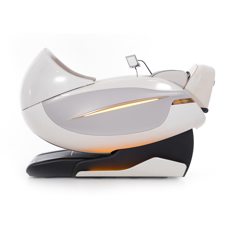 Masážní elektrické křeslo ProLux 4D MASSAGER s ionizátorem vzduchu, bílé