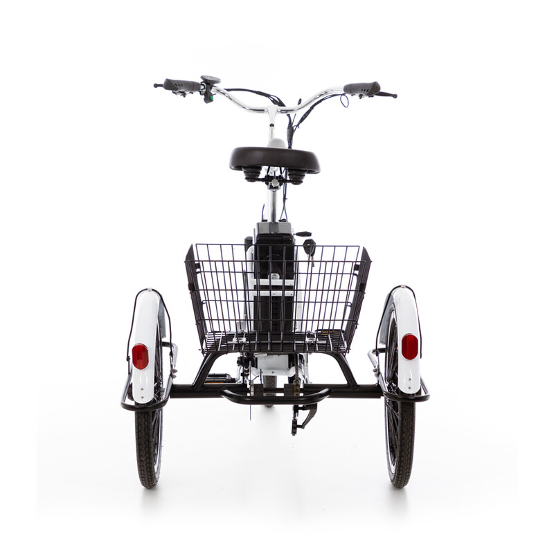 Tříkolové elektrické kolo Tornádo ZTECH, bílé