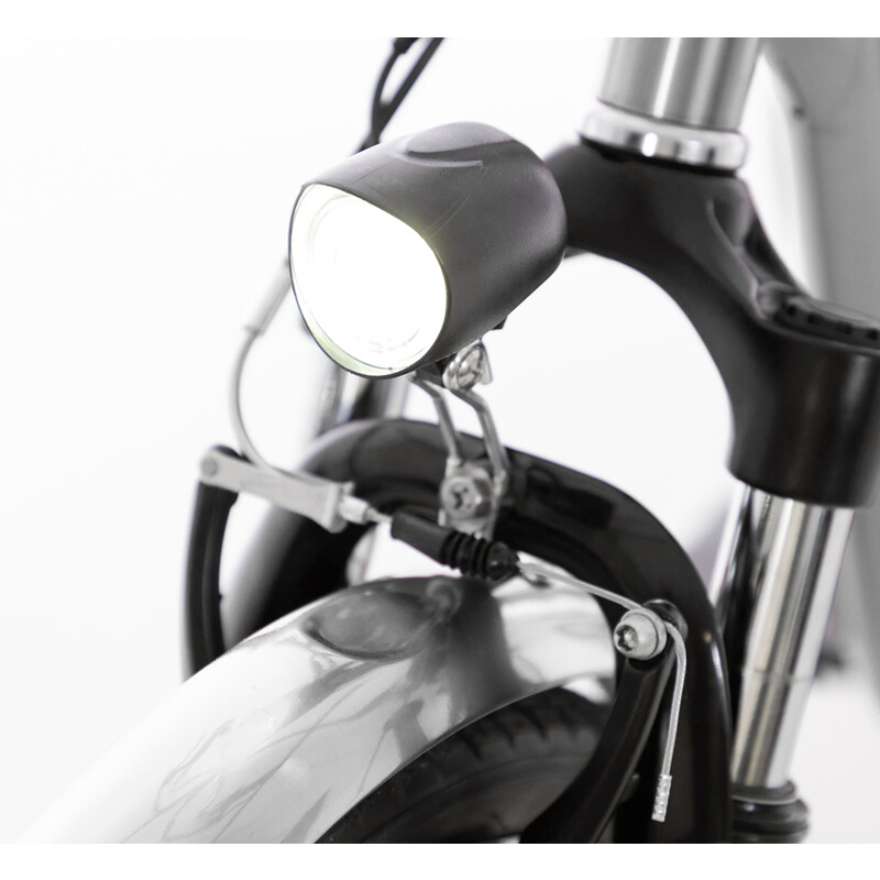 Tříkolové elektrické kolo Tornádo ZTECH, stříbrné