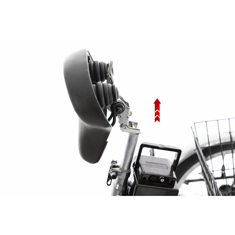 Tříkolové elektrické kolo Tornádo ZTECH, stříbrné