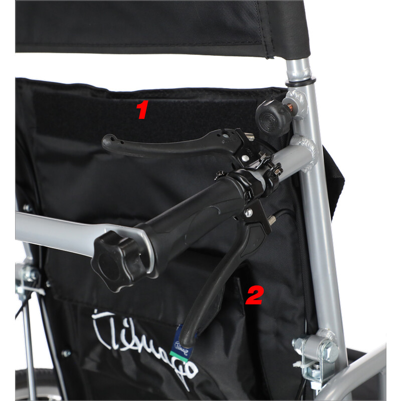 Polohovatelný invalidní vozík