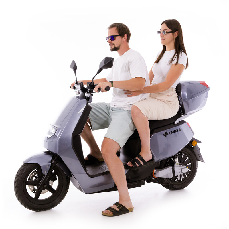 Elektrický skútr UNIZDRAV e-City s dojezdem 120 km