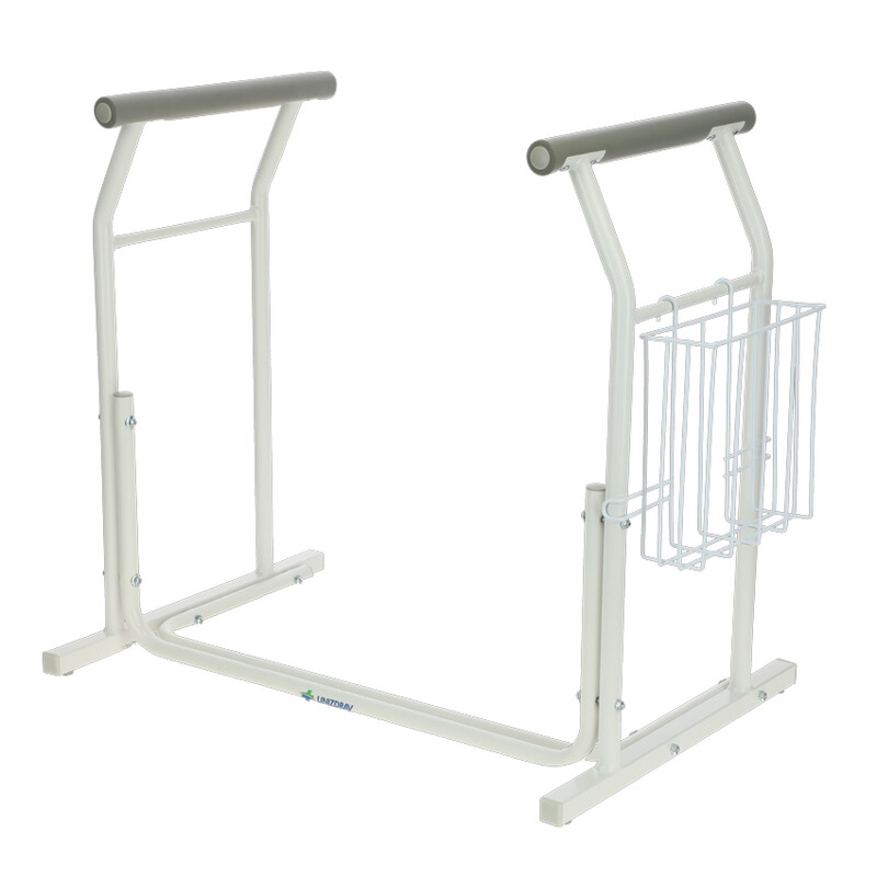 Toaletní opora s úložným košíkem UNIZDRAV