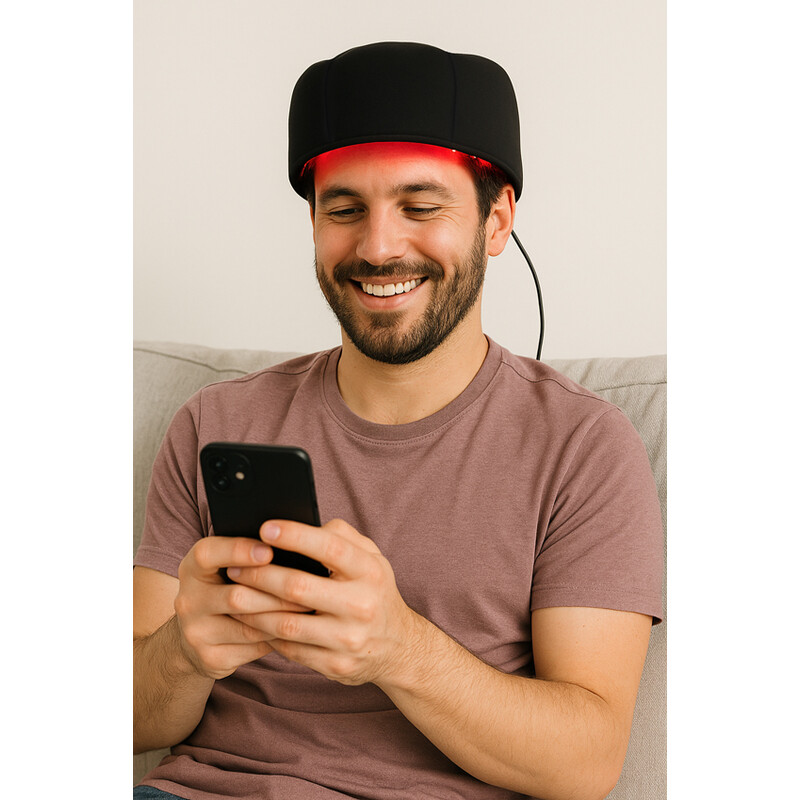 Regenerační čepice s LED terapií