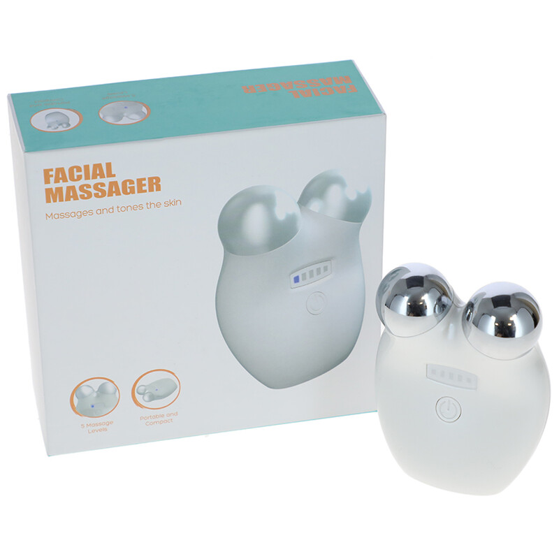 Masážní prístroj na tvář a krk s funkcí EMS