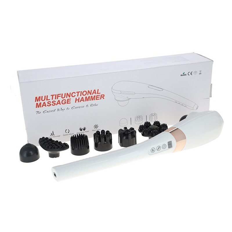 Masážní přístroj s prodlouženou rukojetí