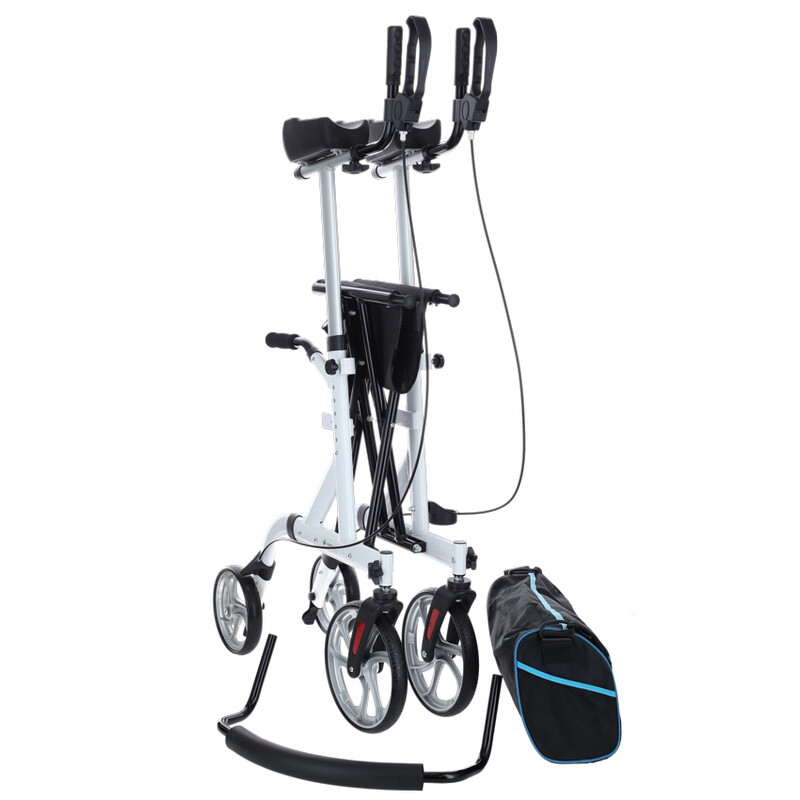 Pojízdné chodítko UNIZDRAV s prodlouženými loketními opěrkami