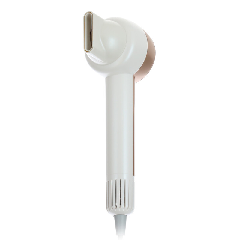 Fén na vlasy s ionizátorem vzduchu, zlato-bílý