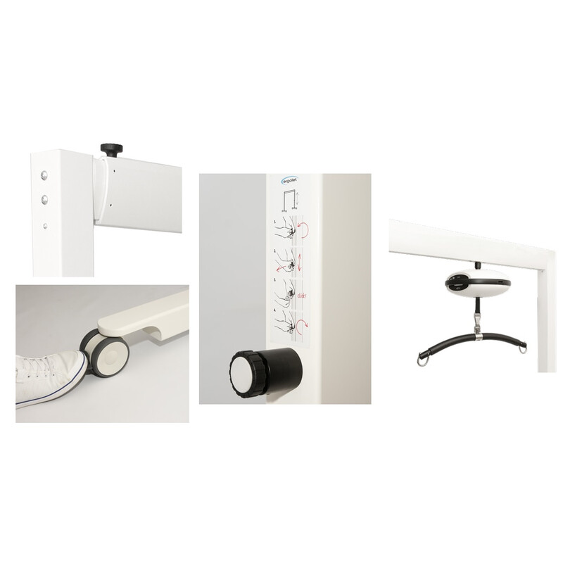 Stropní zvedák LUNA s přenosnou konstrukcí Mobile Flex 3000