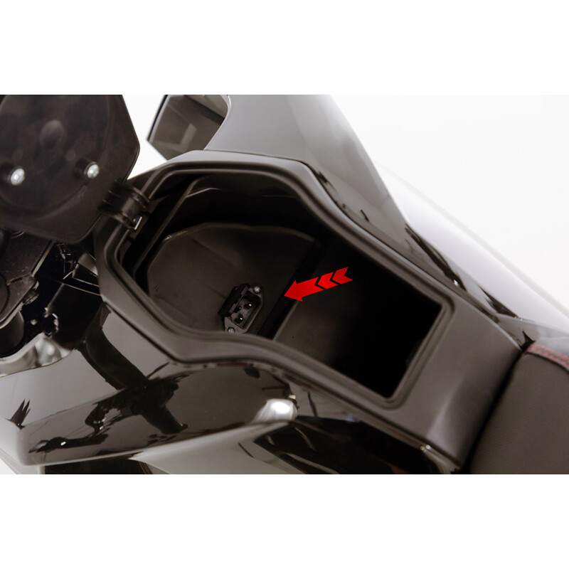 Elektrická motorka e-Flex, černá