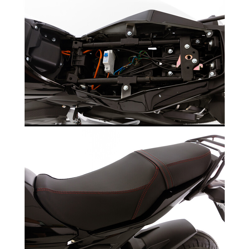 Elektrická motorka e-Flex, černá