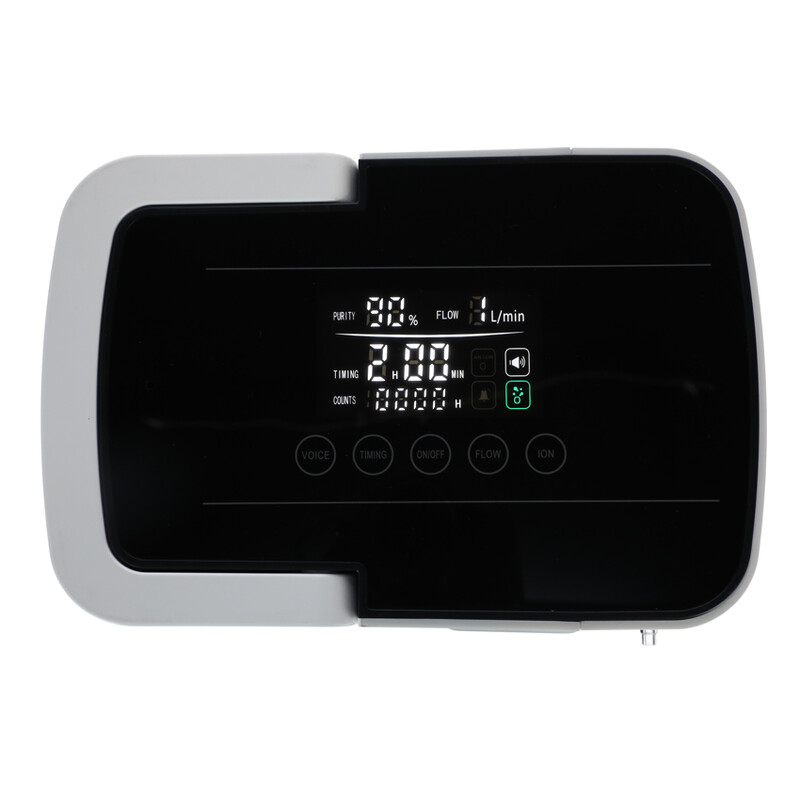 Kyslíkový koncentrátor s hlasovým výstupem UNIZDRAV, 7 l/min, bílý