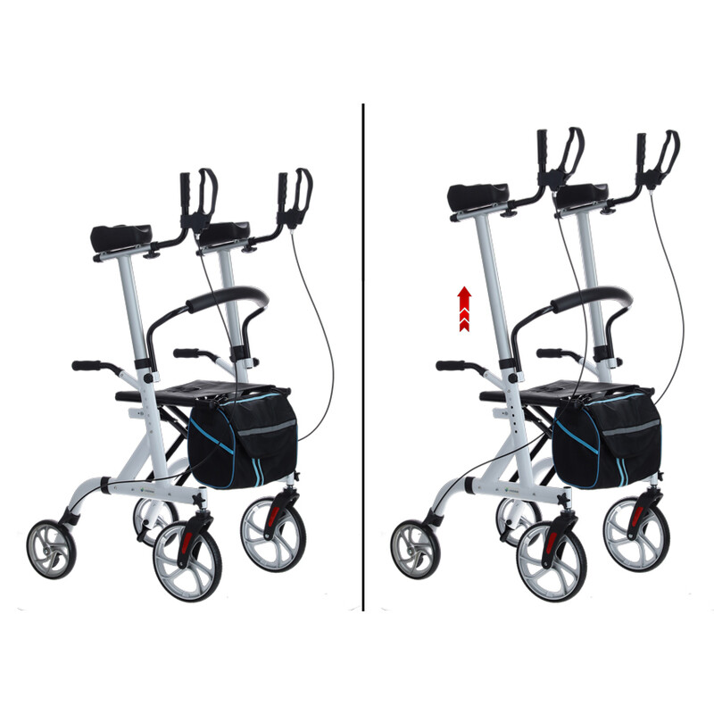 Pojízdné chodítko UNIZDRAV s prodlouženými loketními opěrkami (Výstavní kus)