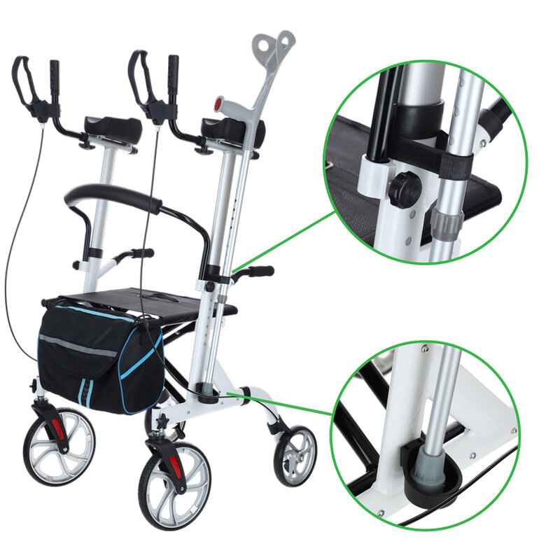 Pojízdné chodítko UNIZDRAV s prodlouženými loketními opěrkami (Výstavní kus)