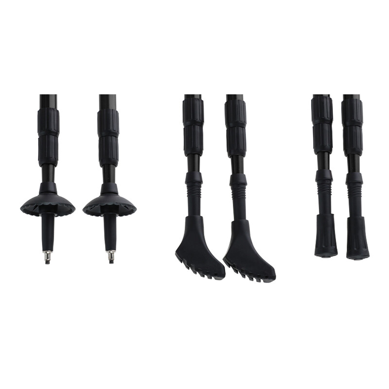 Trekingové hole, černé