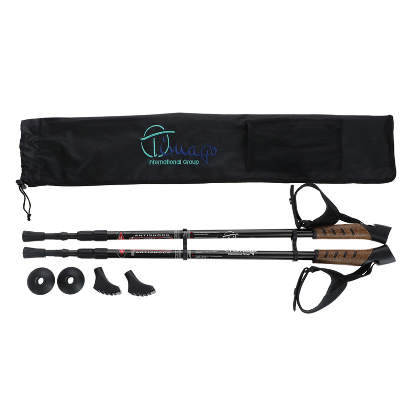 Trekingové hole, černé