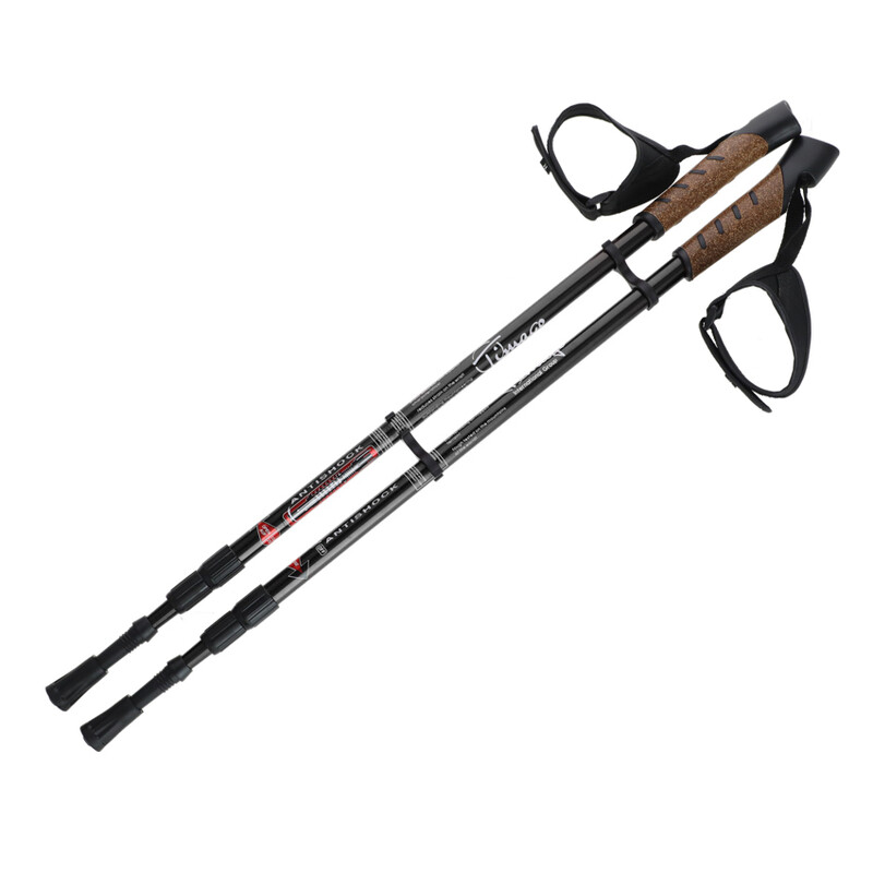 Trekingové hole, černé