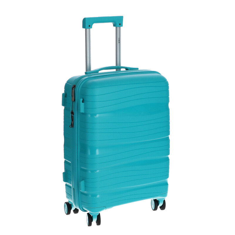 Cestovní kufr, tyrkysový
