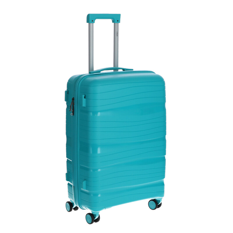 Cestovní kufr, tyrkysový