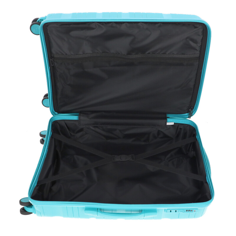 Cestovní kufr, tyrkysový