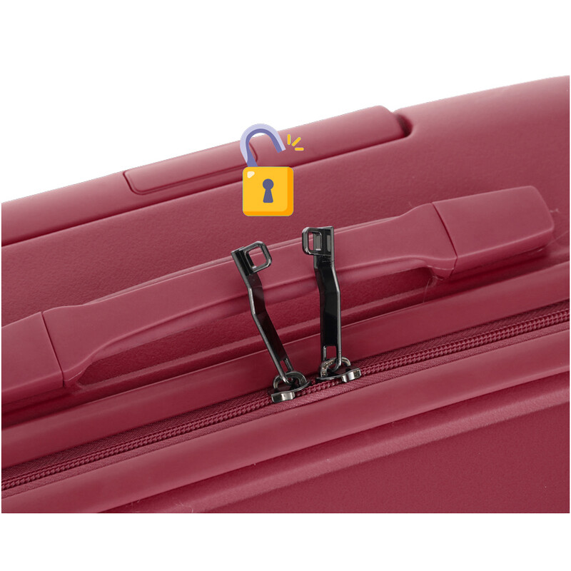 Cestovní kufr, bordó