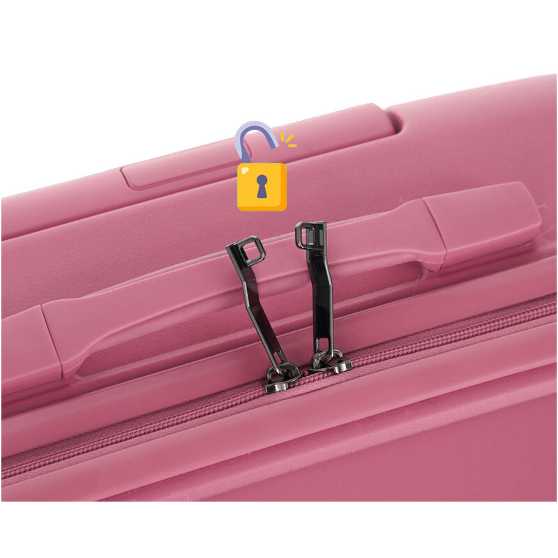 Cestovní kufr, starorůžový