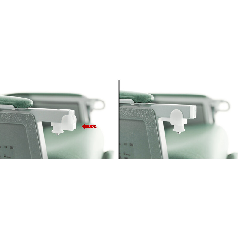 Kardiacké kreslo, zelené