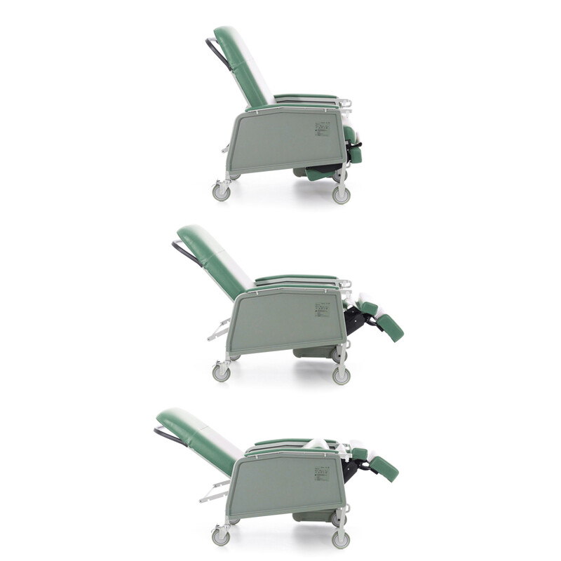 Kardiacké kreslo, zelené