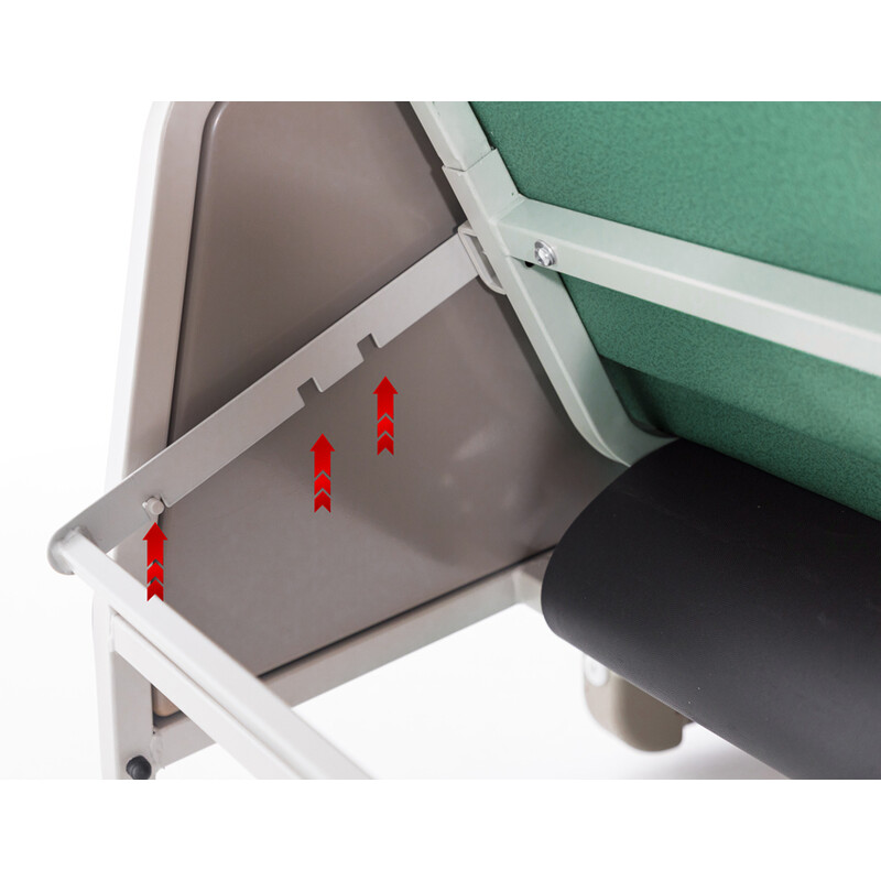 Kardiacké kreslo, zelené